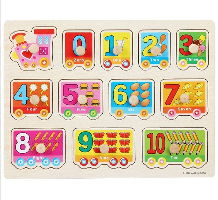 Educational Wood Puzzles/Montessori Toys for Kids (2-12 Years)