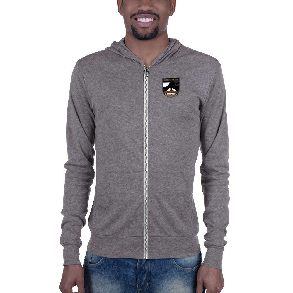 S-WP ZIP UP HOODIE - Lightweight Unisex Hoodie with Kangaroo Pocket