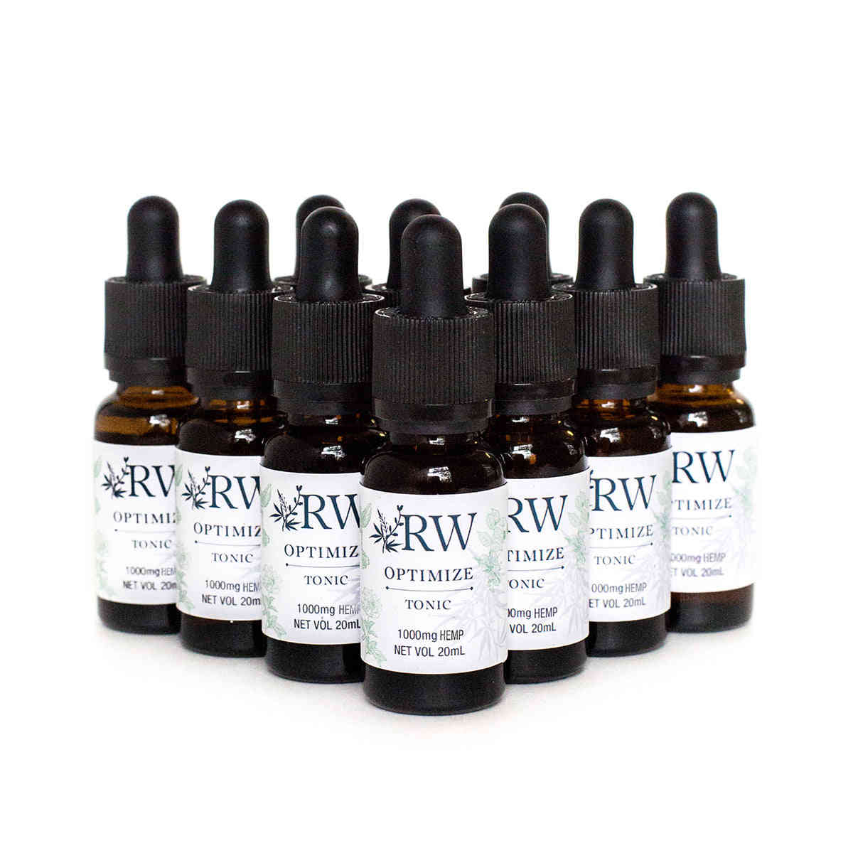 Optimize Hemp Tonic Bulk | Buy 7 Get 3 FREE - 101000mg Full-Spectrum Hemp + 6 Energizing Herbs