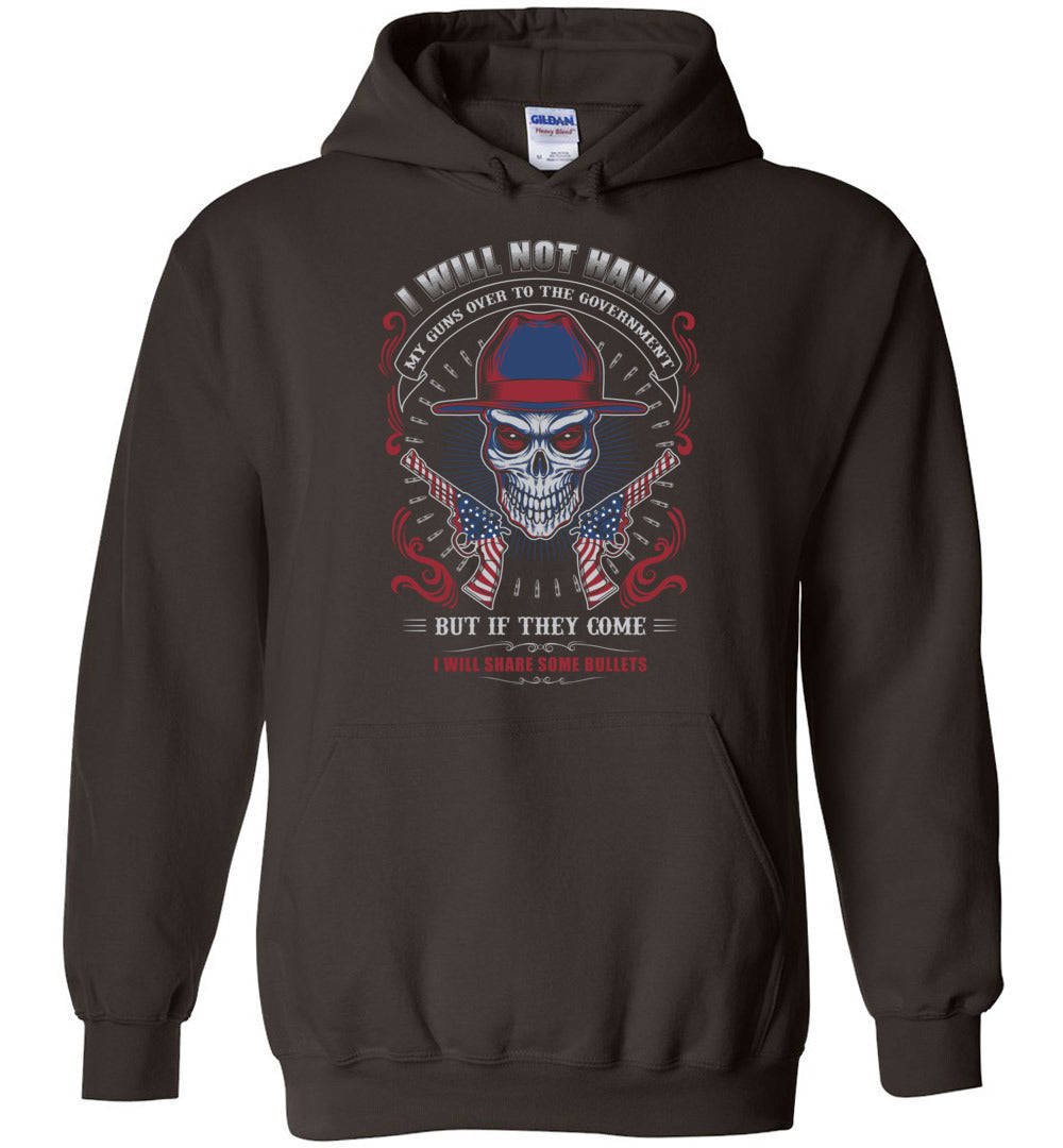 I Will Not Hand My Guns... Mens Hoodie