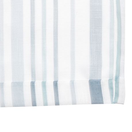 George & Mason - Striped Eyelet Unlined Curtain
