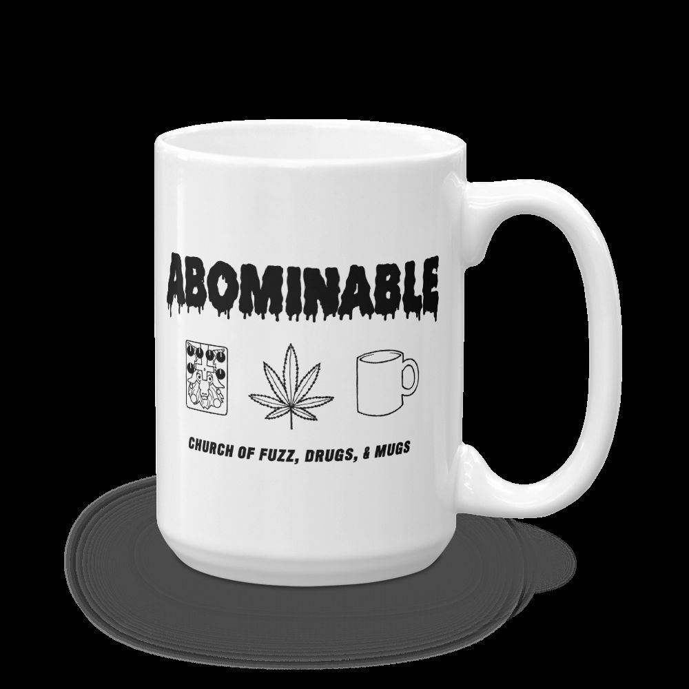 ABOMINABLE ELECTRONICS Ceramic Mug - White & Glossy