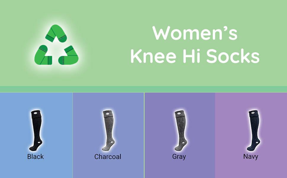 Women's Over-The-Knee Wool Blend Socks - Perfect for Outdoor Adventures