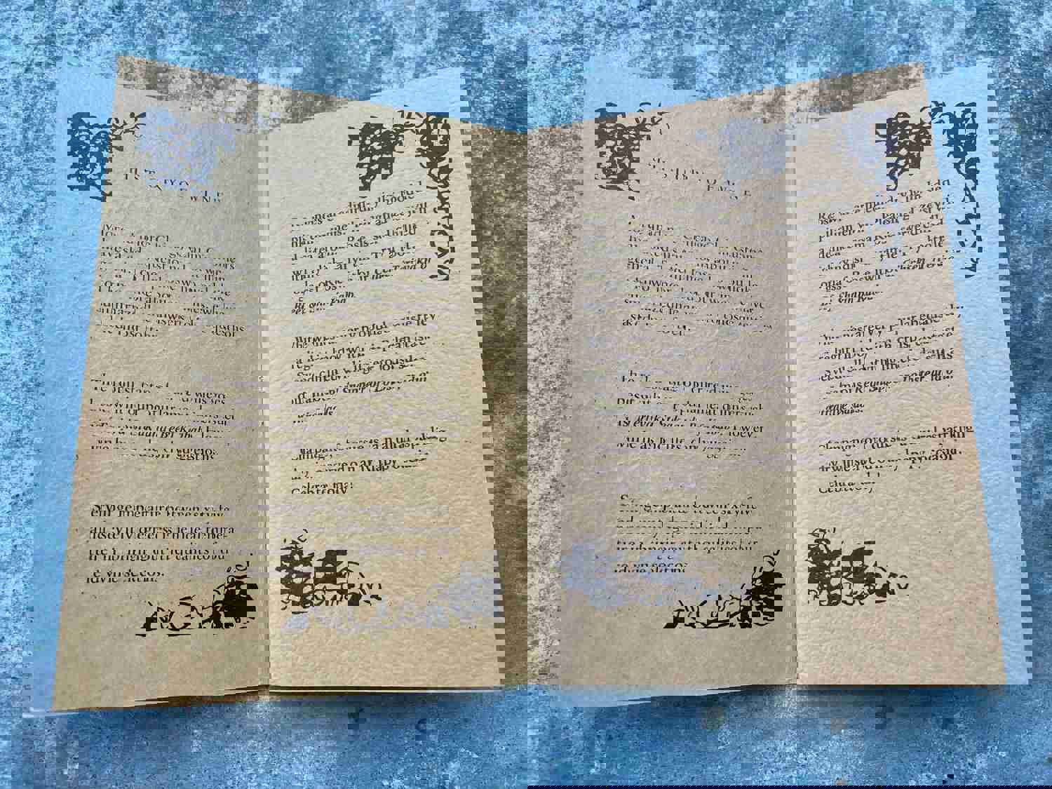 Vintage Restaurant Wine List Menu from THE CHICAGO CLAIM COMPANY
