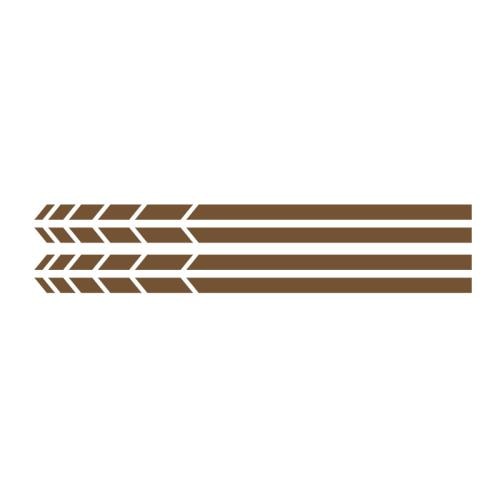 HotMeiNi Car Sticker 2sets4pcs Rearview Mirror Side Decal Stripe Vinyl Truck Vehicle Body Accessories