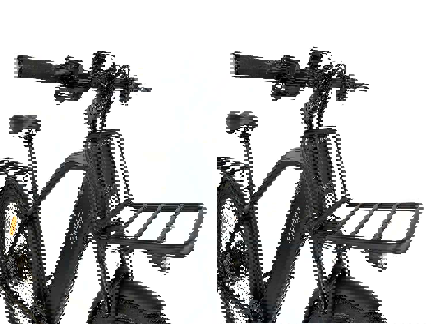 Sport Electric Bike - 500W Geared Hub, Cobalt Blue & Black