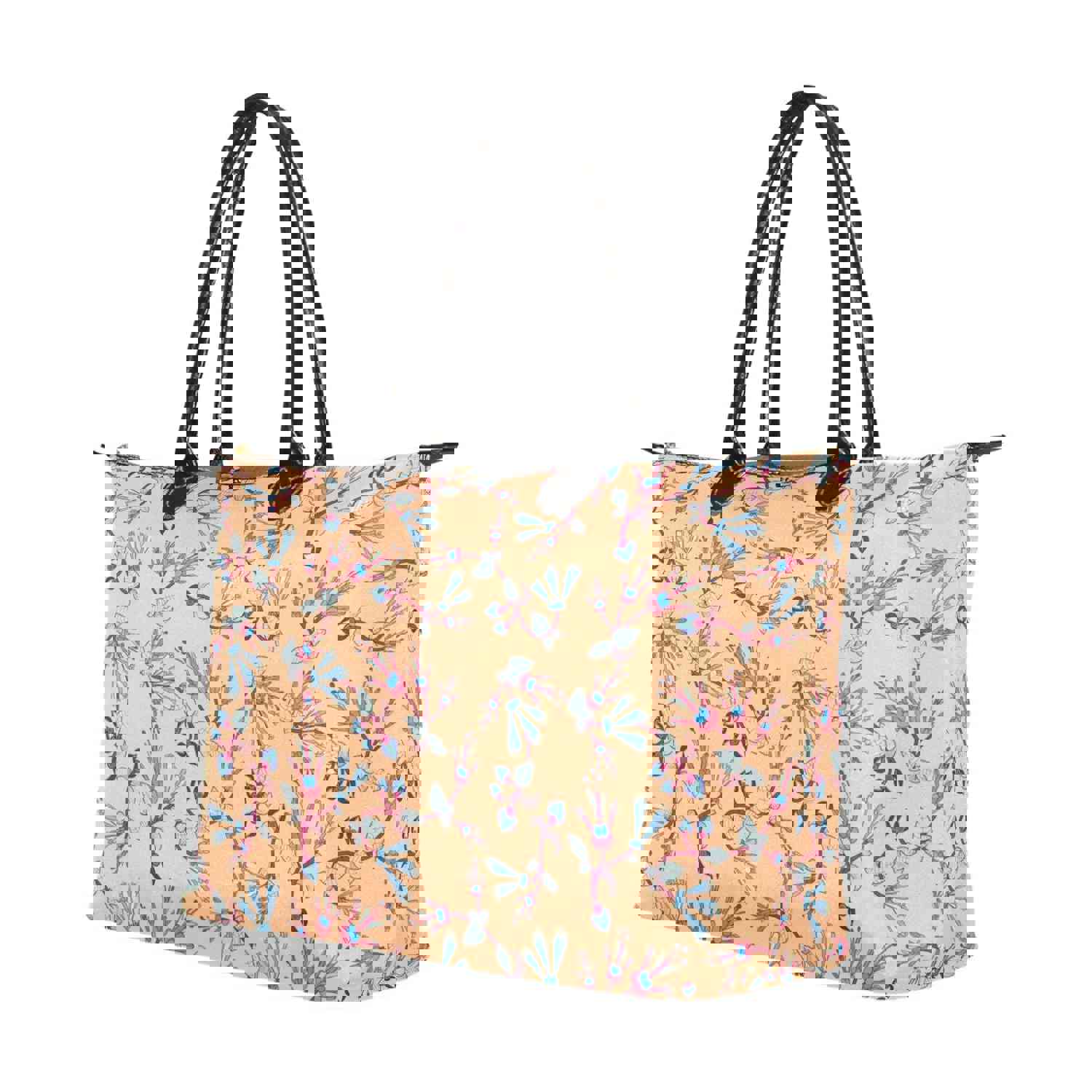 Swift Floral Peache Single-Shoulder Lady Handbag