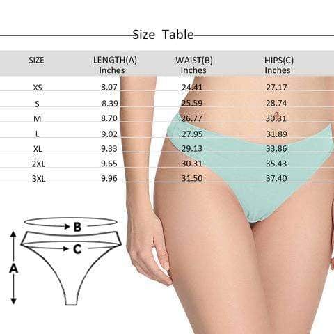 Custom Women's Underwear - Personalized Intimate Apparel with Photo & Text