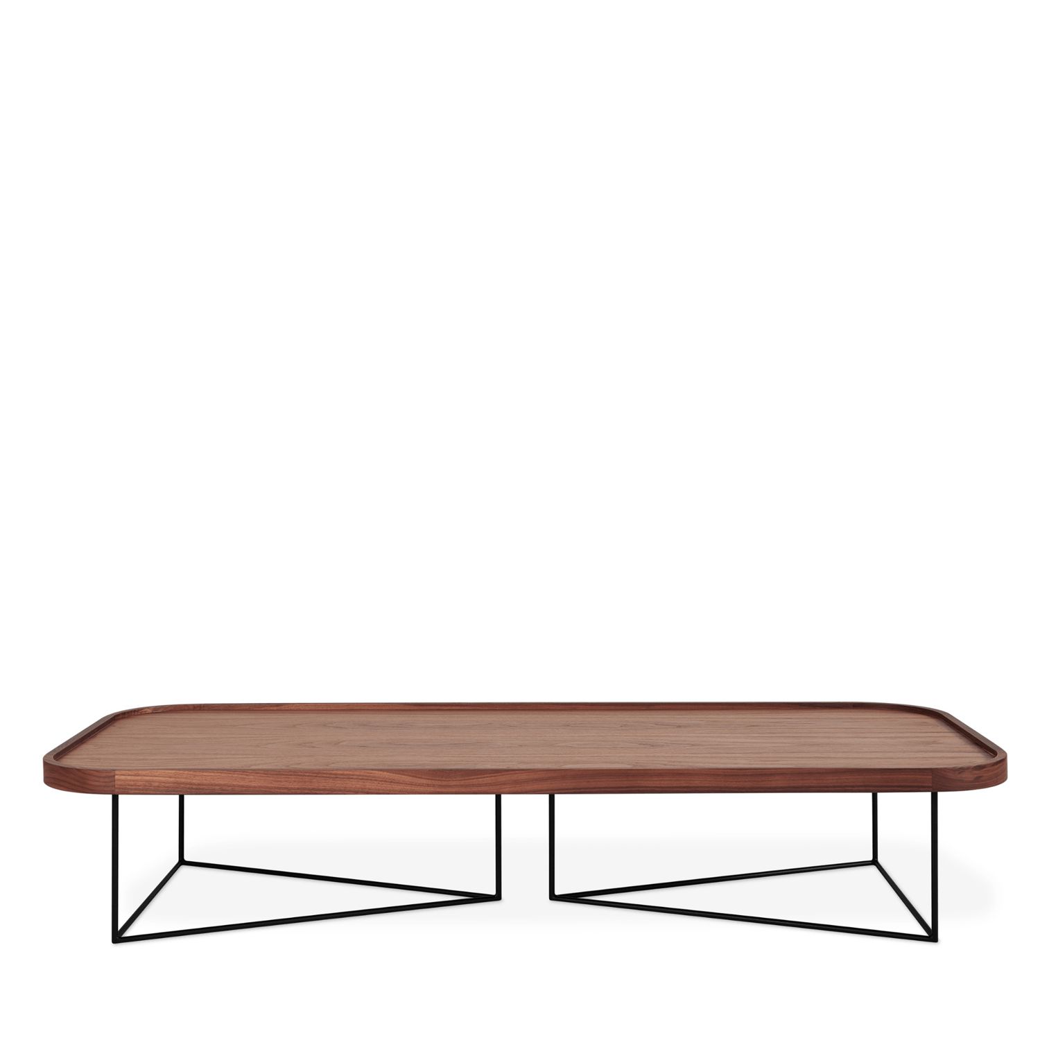 Porter Rectangular Coffee Table - Modern Design with Metal Base