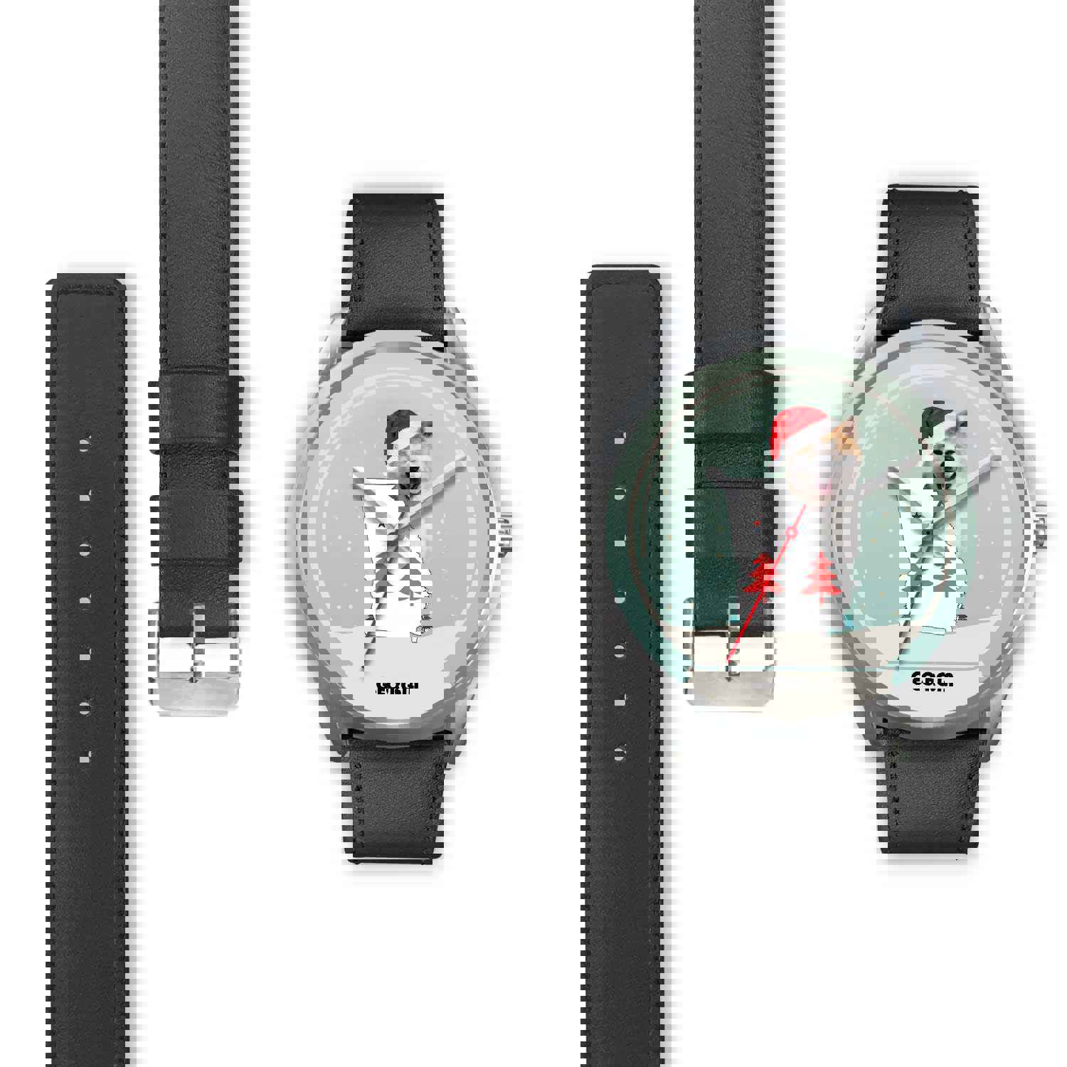 Akita Dog Georgia Christmas Special Wrist Watch