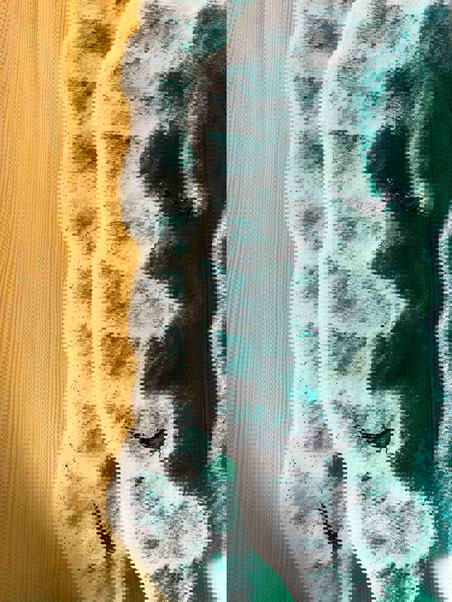 Epoxy Resin Rectangular Dining Table
