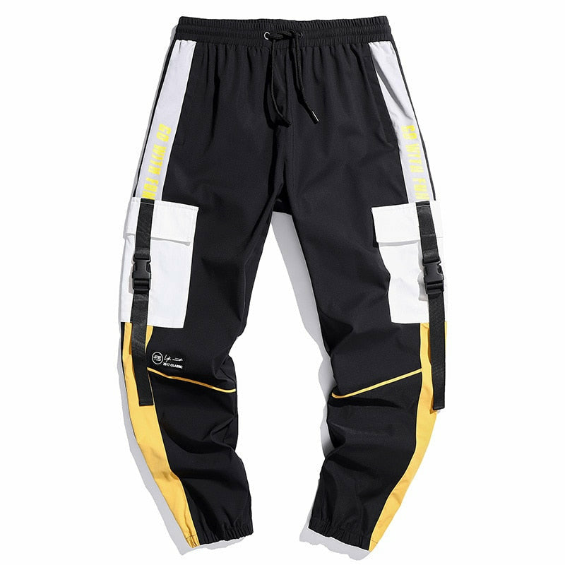 Hip Hop Work Wear Mens Jacket & Pant 2PCs Set Tracksuit Clothing