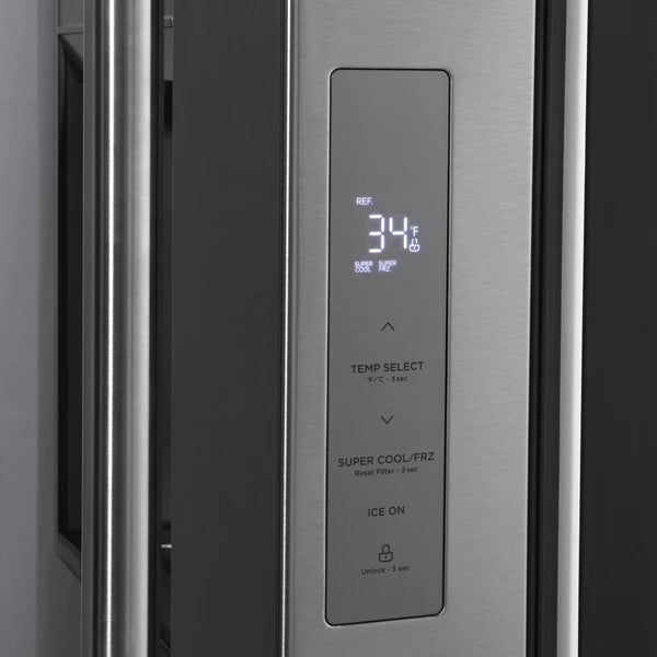 ZLINE 36 in. French Door Refrigerator with Dual Ice Maker & Fingerprint Resistant Stainless Steel