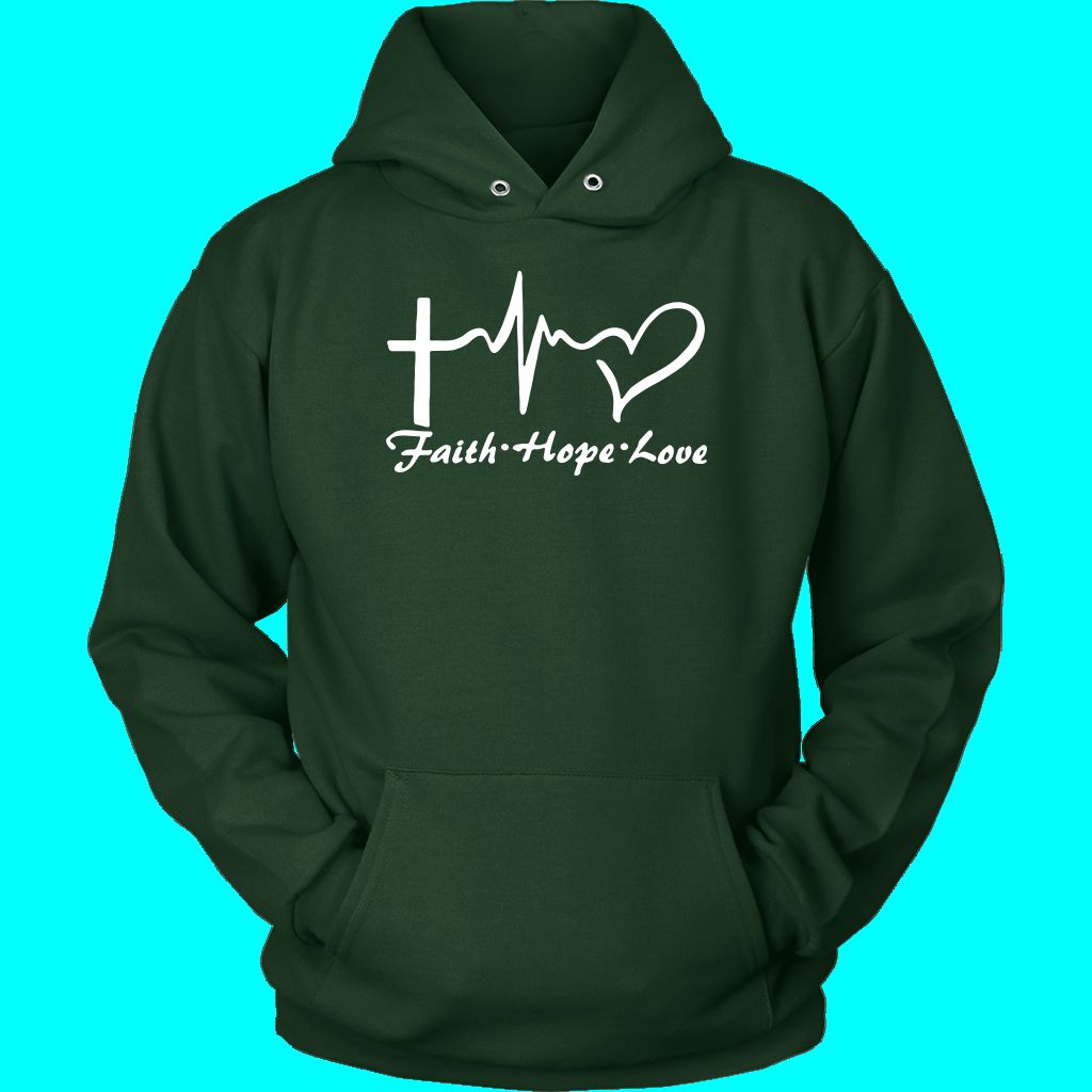 Faith, Hope, Love Hoodie