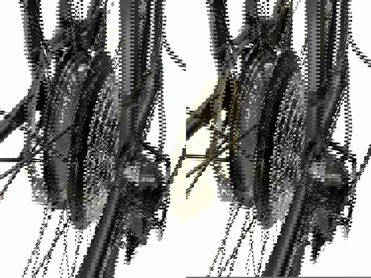 Sport Electric Bike - 500W Geared Hub, Cobalt Blue & Black