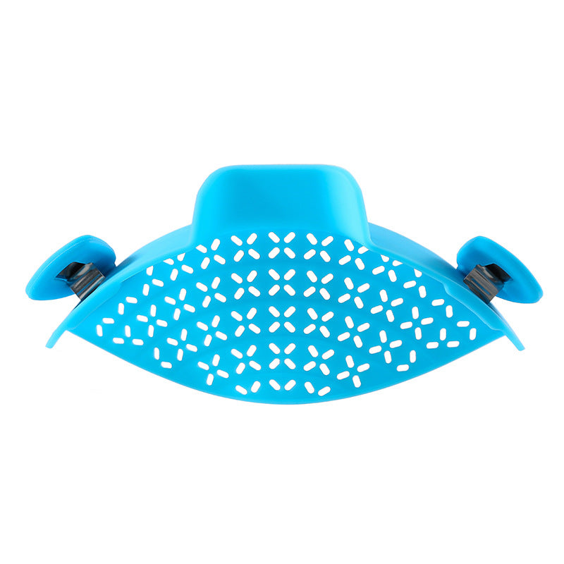 Silicone Pot Side Drain Stopper - Modern Minimalist Kitchen Gadget