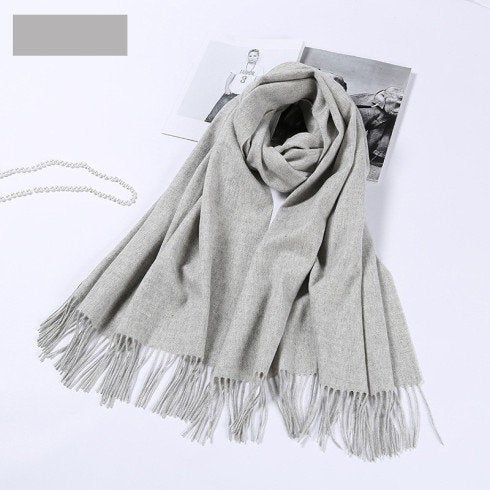 Fall Winter Fashion Wool Scarves for Women - Elegant Wraps & Shawls