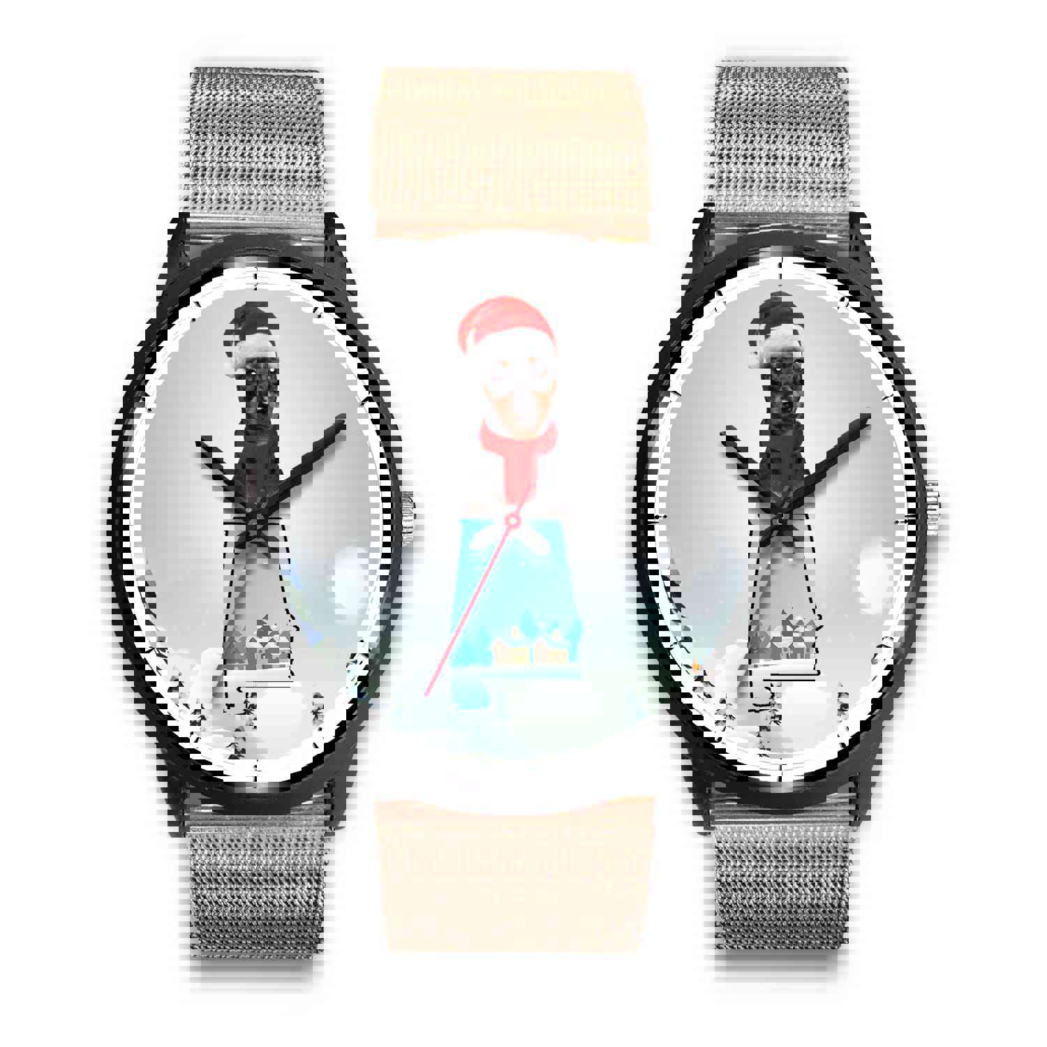 Miniature Pinscher Alabama Christmas Special Wrist Watch