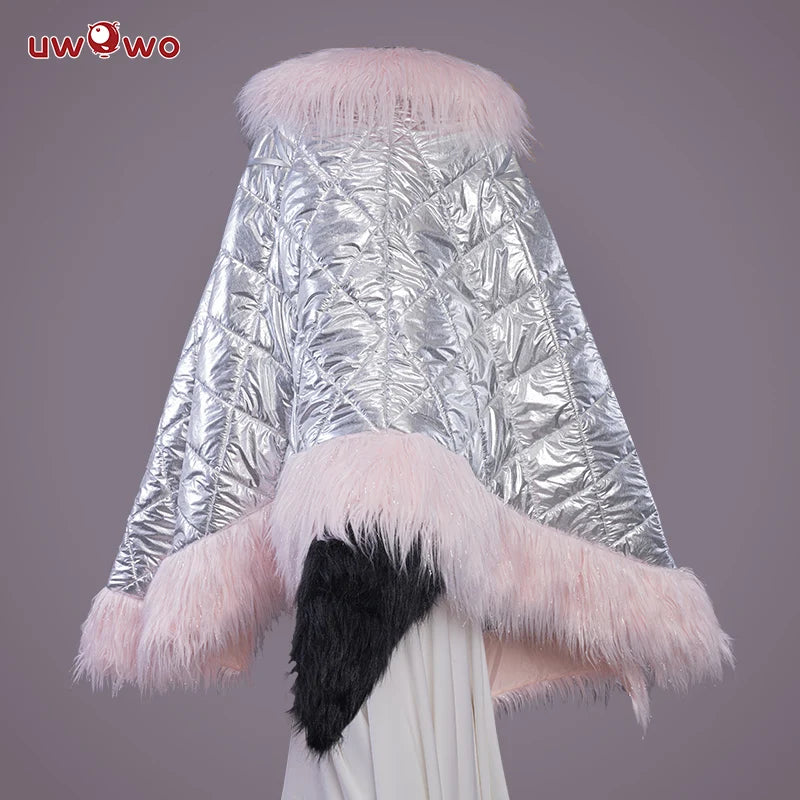 UWOWO Tamamo Cosplay Cape Vitch Stage 4 Costume Cloak Anime Jacket for Fate/Grand Order FGO 6th Anniversary