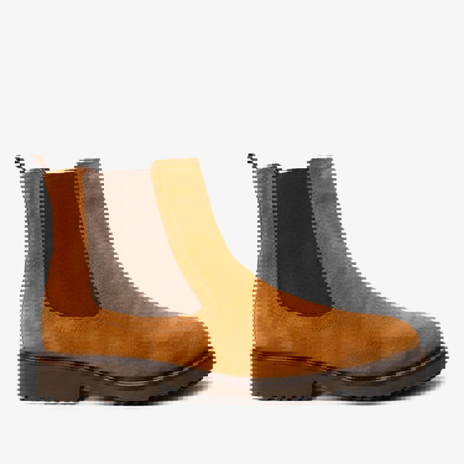 Nayrobi Tan Suede Leather Chelsea Casual Men Boot