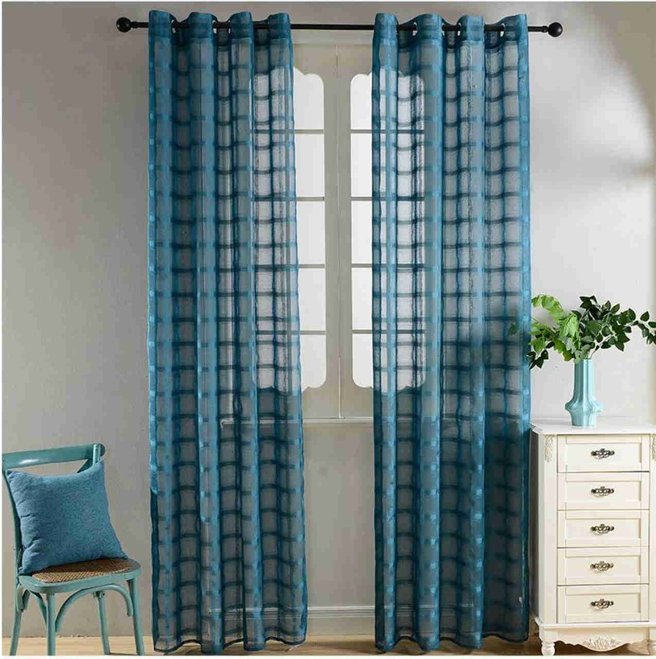 Sheer Curtain Panels - Dolce Mela - Santa Cruz 60x100H