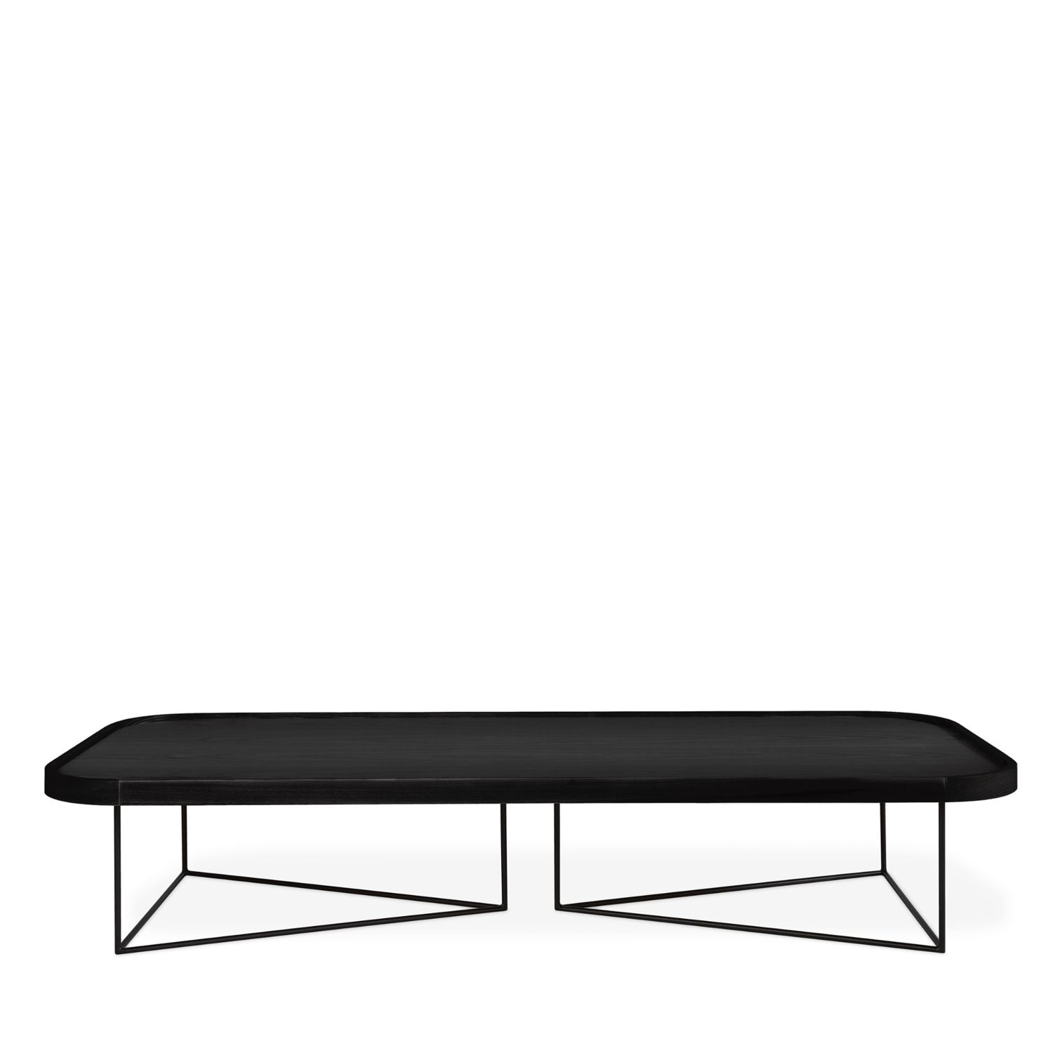 Porter Rectangular Coffee Table - Modern Design with Metal Base