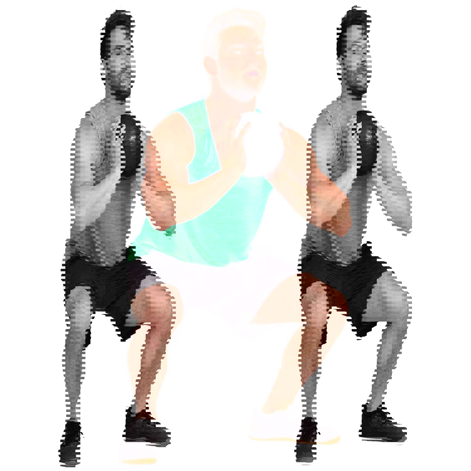 8lb Fitness Ball – Black