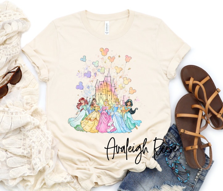 Disney Princess Castle Shirt - Unisex Tee for Disney Fans