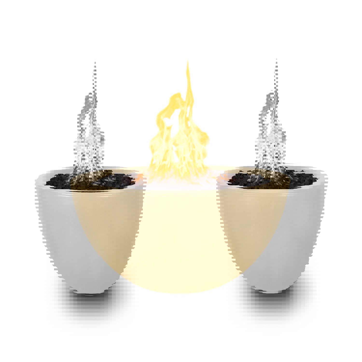 The Outdoor Plus 30 Luna Concrete Gas Fire Pit