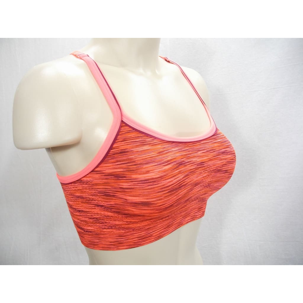 Everlast Wire Free Low Impact Racerback Sports Bra - Small, Bright Orange, New with Tags