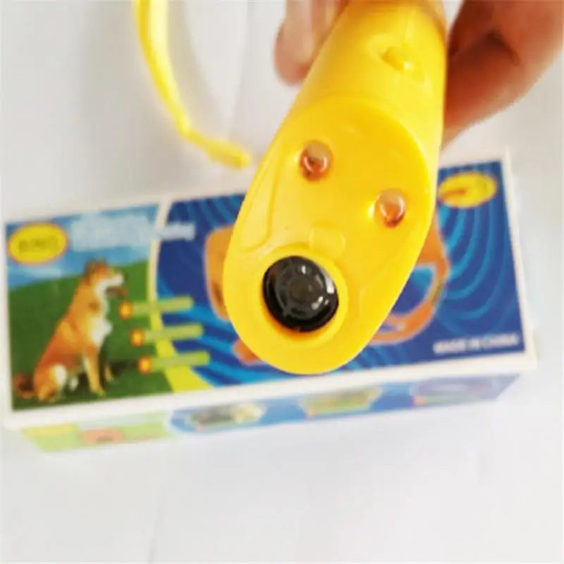 3 In 1 Pet Dog Repeller Anti Barking Device with LED Flashlight