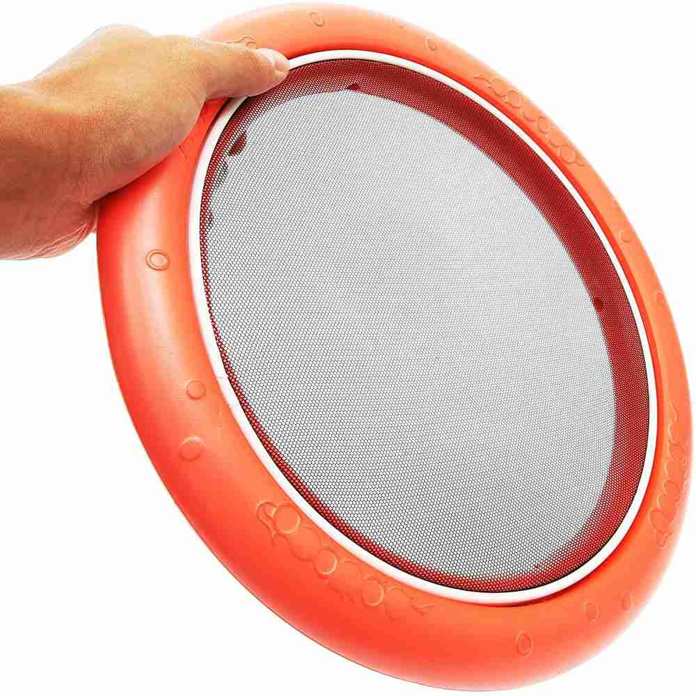 Outdoor Flying Disc Game Set with 2 Paddles and 2 Rubber Balls for Beach and Pool Fun