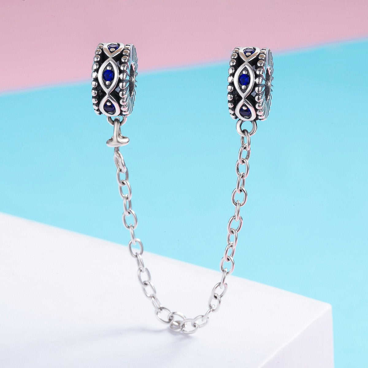 Sterling 925 Silver Eye Charm Pendant for Pandora & European Bracelets