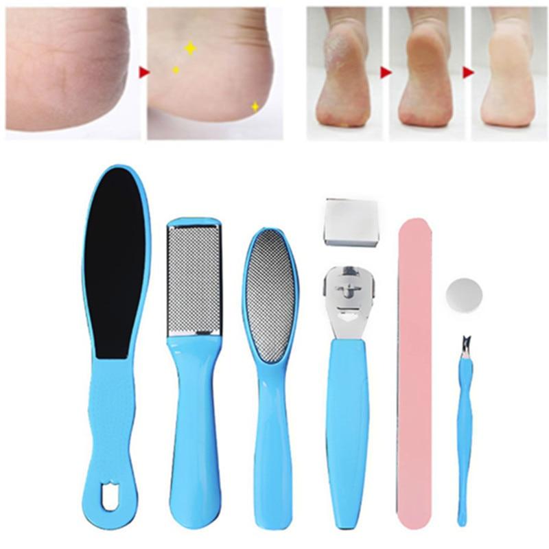 Professional Pedicure Tool Kit for Foot Care - Callus Remover & Hard Skin File Set
