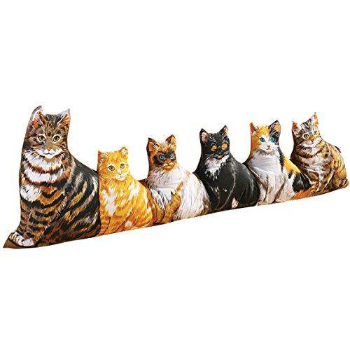 Cat Draft Block - Energy Efficient Decorative Door Draft Stopper for All Seasons