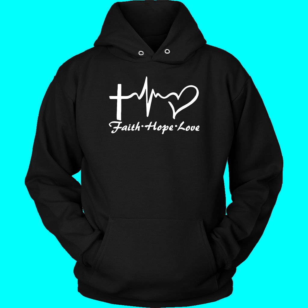 Faith, Hope, Love Hoodie
