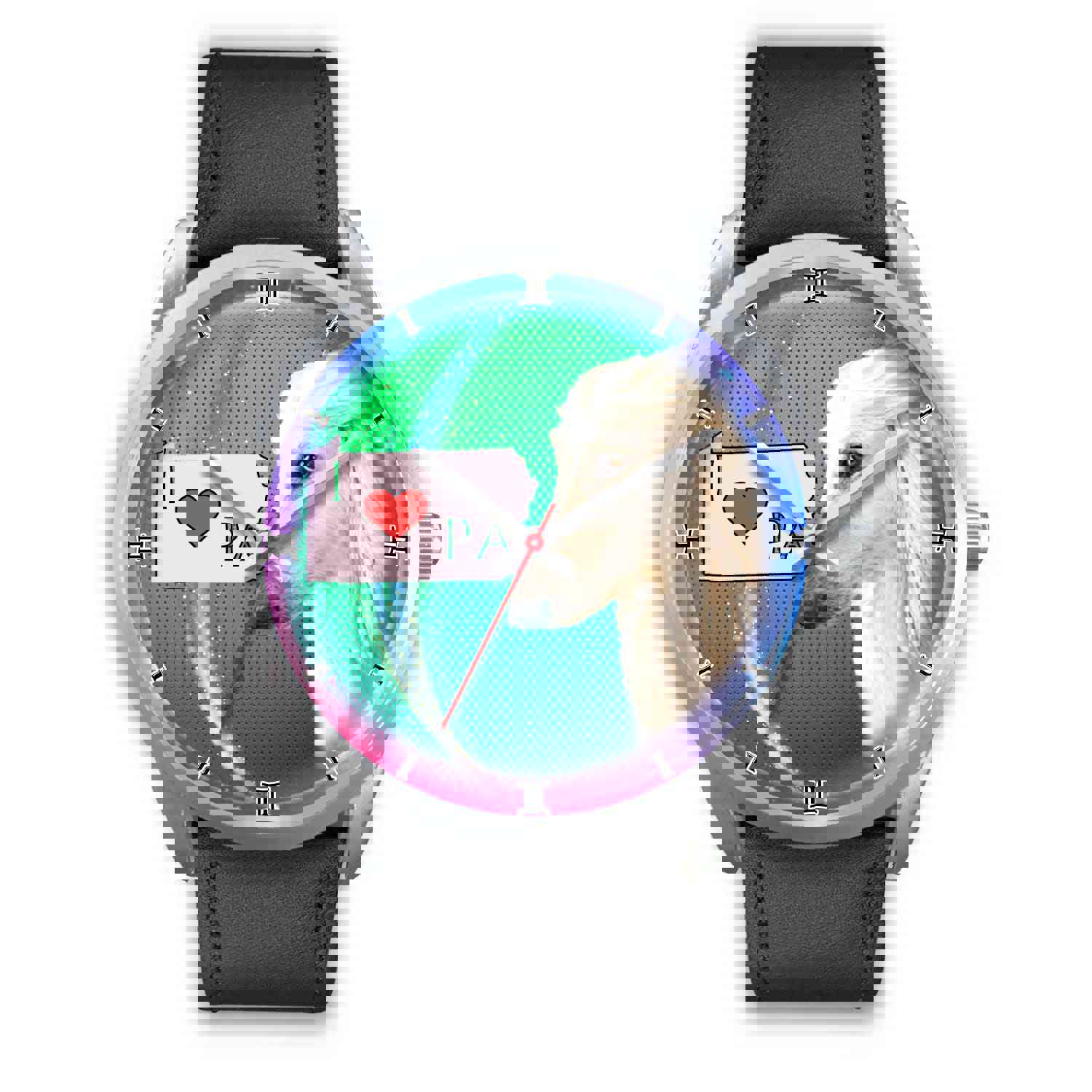 Amazing Afghan Dog Pennsylvania Christmas Special Wrist Watch