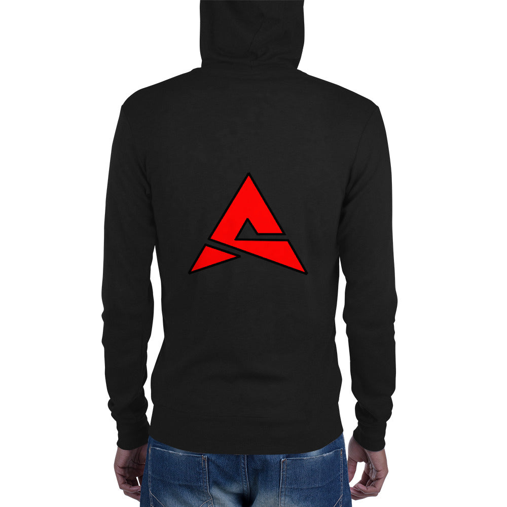 S-AI ZIP UP HOODIE - Lightweight Unisex Hoodie with Kangaroo Pocket