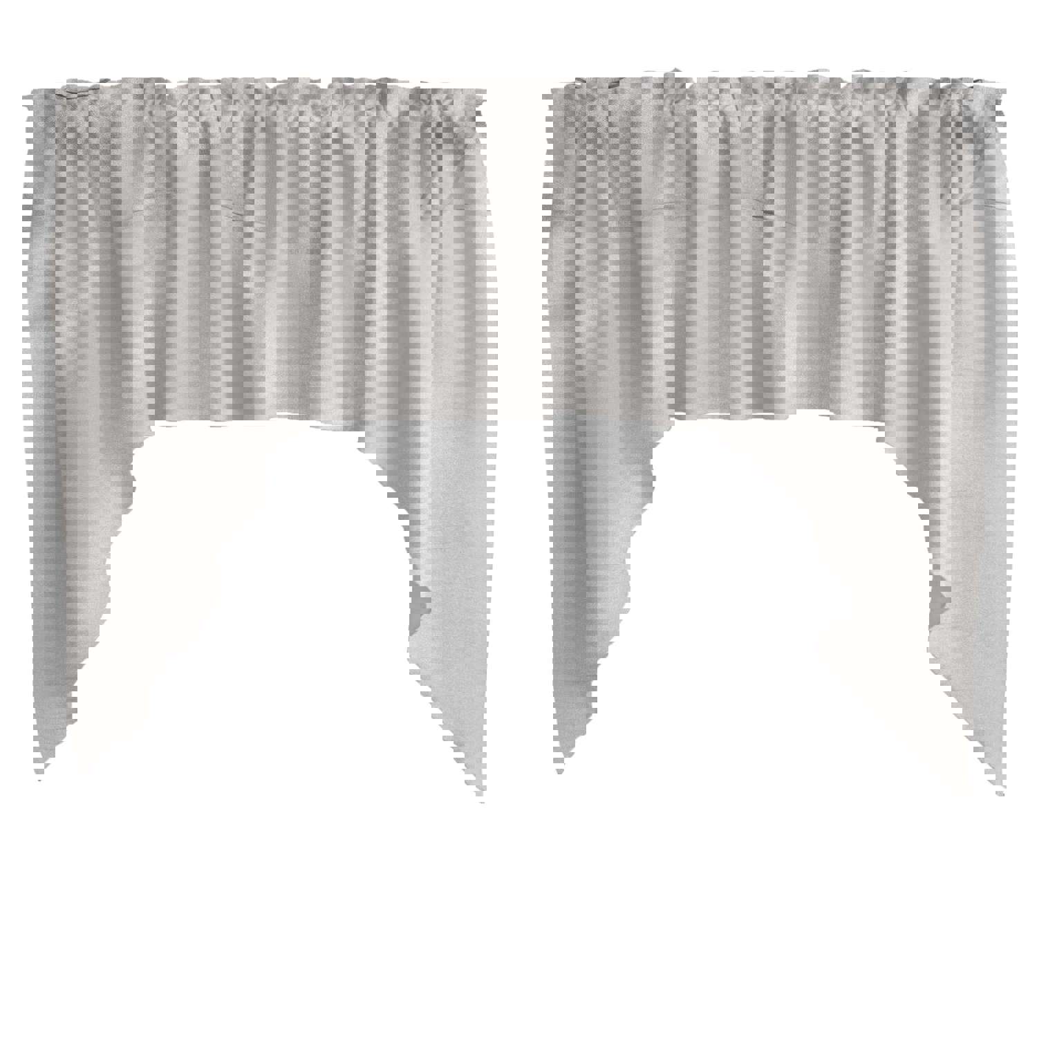 Faux Silk Solid Dupioni Swag Window Valance - 72" Wide / 36" Tall