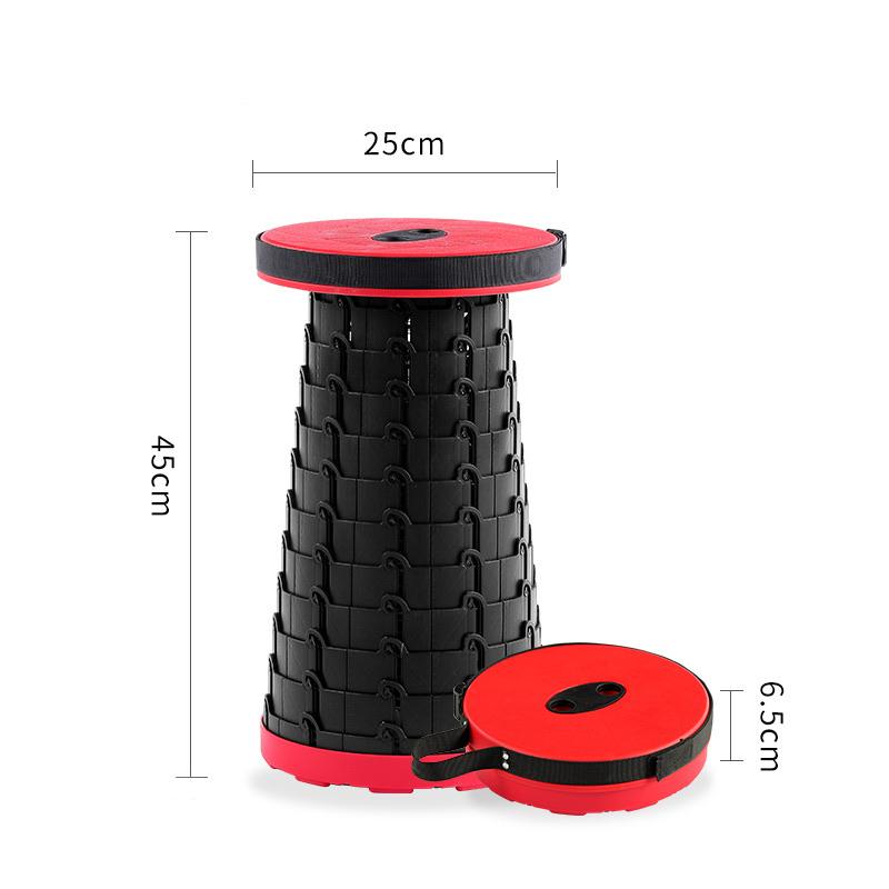 Portable Telescopic Stool - Adjustable Folding Stool for Outdoor Use