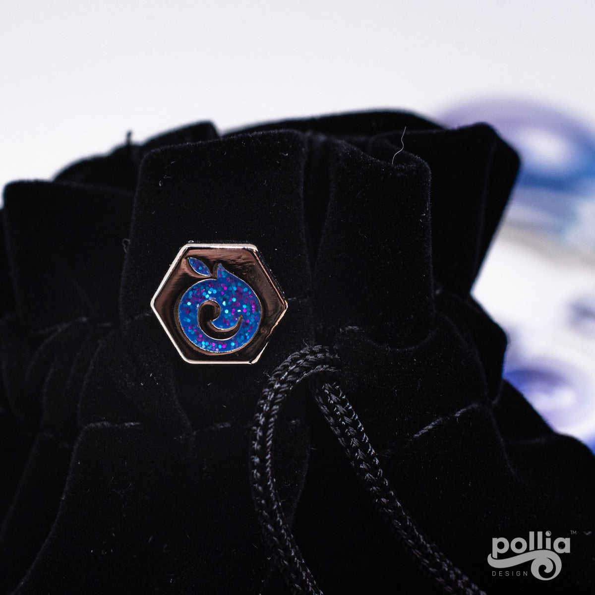 Pollia Design Brand Stickers and Mini-Pin Set