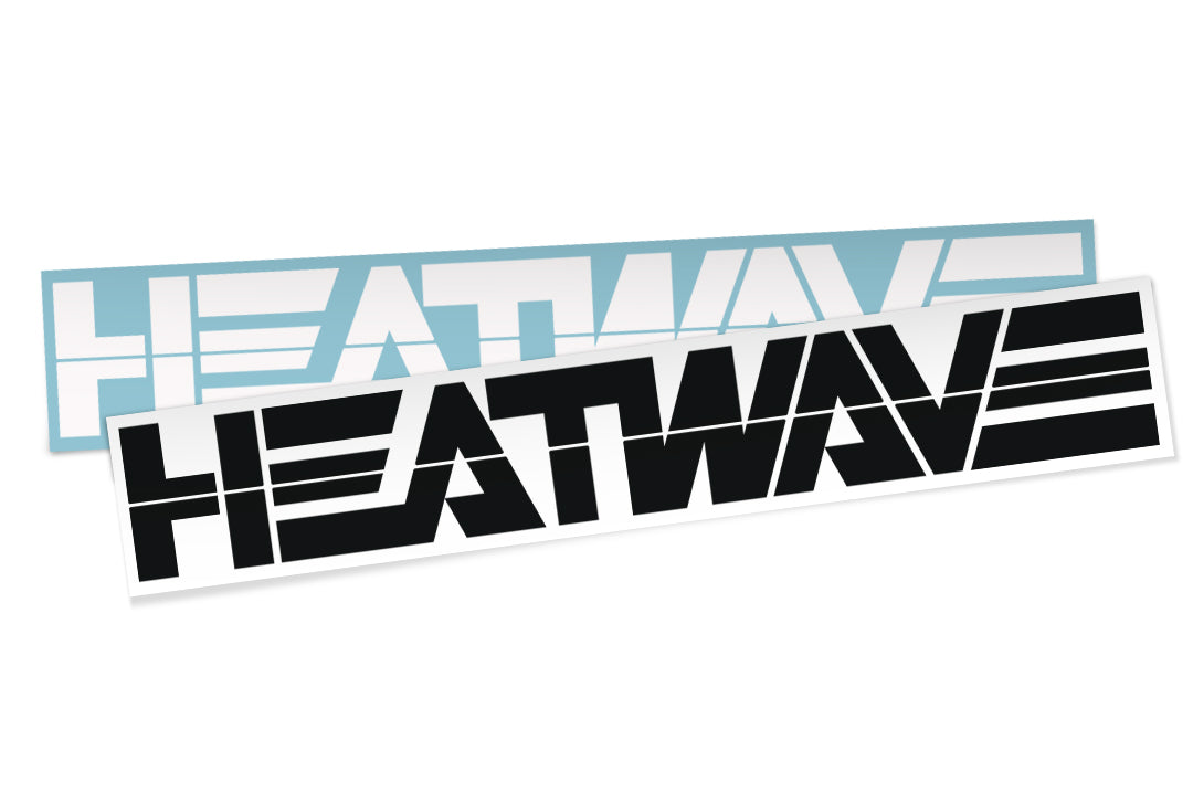 Heat Wave Billboard Decal Large - Premium Vinyl Sticker