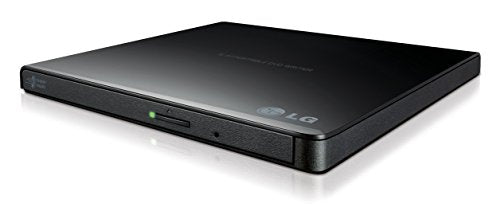 LG GP65NB60 8X USB 2.0 Ultra Slim Portable DVD Writer External Drive with M-DISC Support (Black)