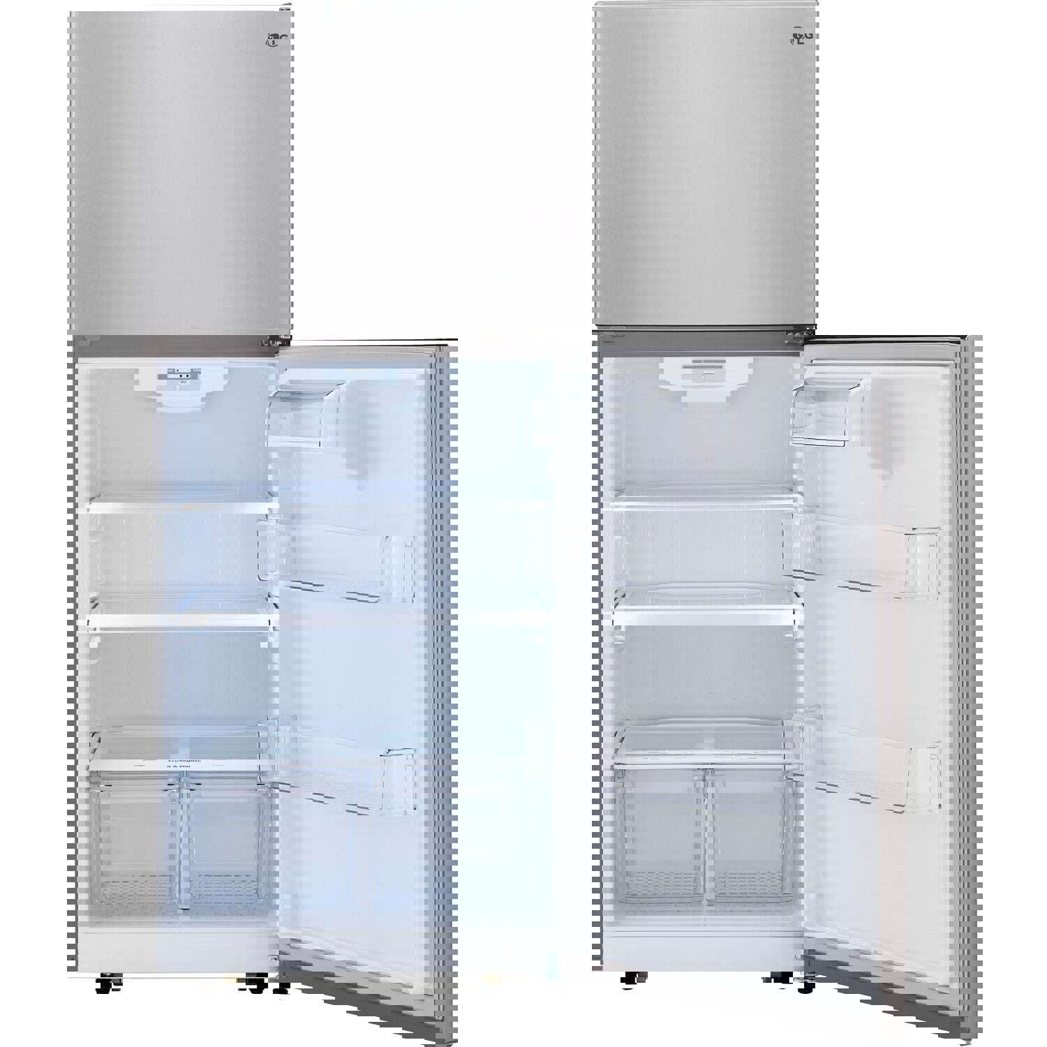 LG - 20 CF Top Mount Refrigerator with Ice Maker - LTCS20030S