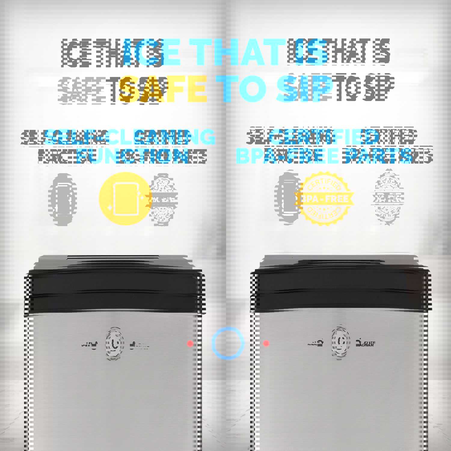NewAir Nugget Ice Maker - 40 lb. Compact & Fast Home Ice Maker