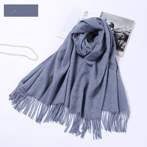 Fall Winter Fashion Wool Scarves for Women - Elegant Wraps & Shawls