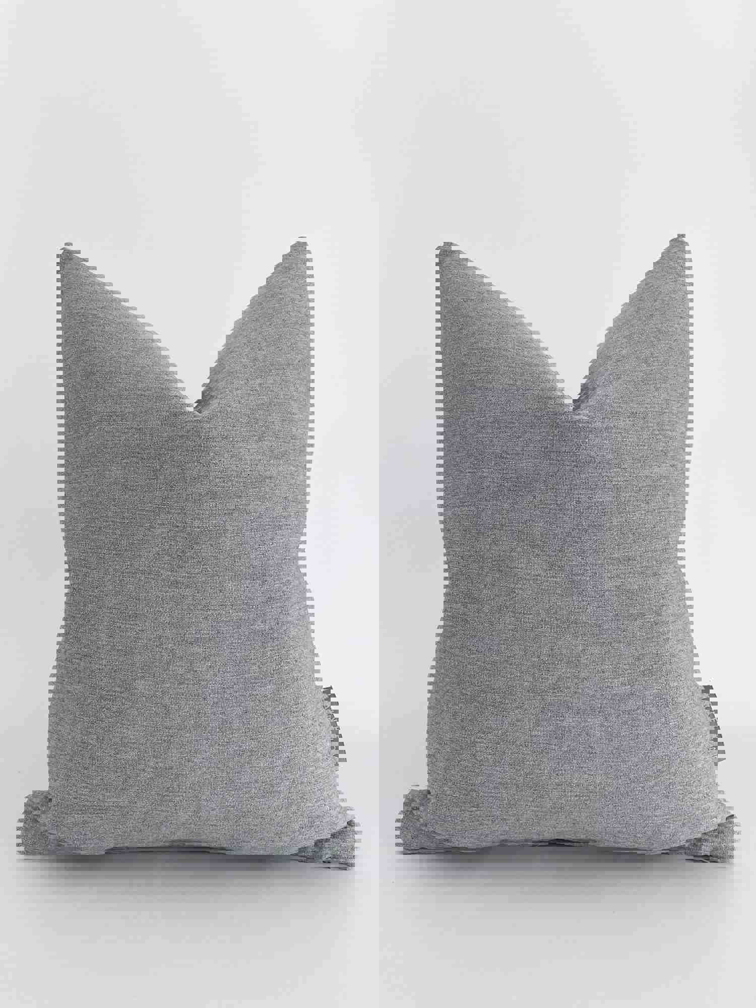 Ada Outdoor Pillow Cover - Durable Gray Chevron Pattern