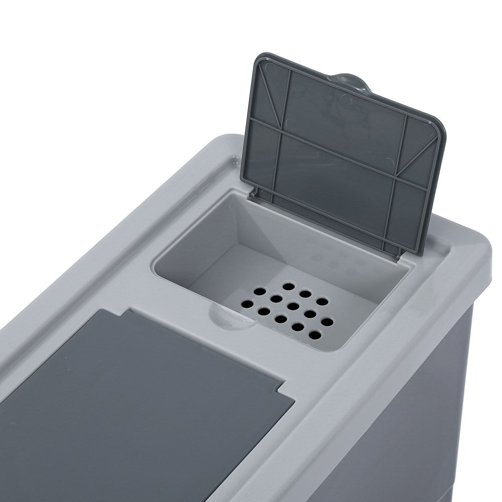 32L BPA-Free Pet Food Storage Container with Scoop and Wheels