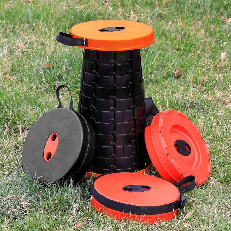 Portable Telescopic Stool - Adjustable Folding Stool for Outdoor Use
