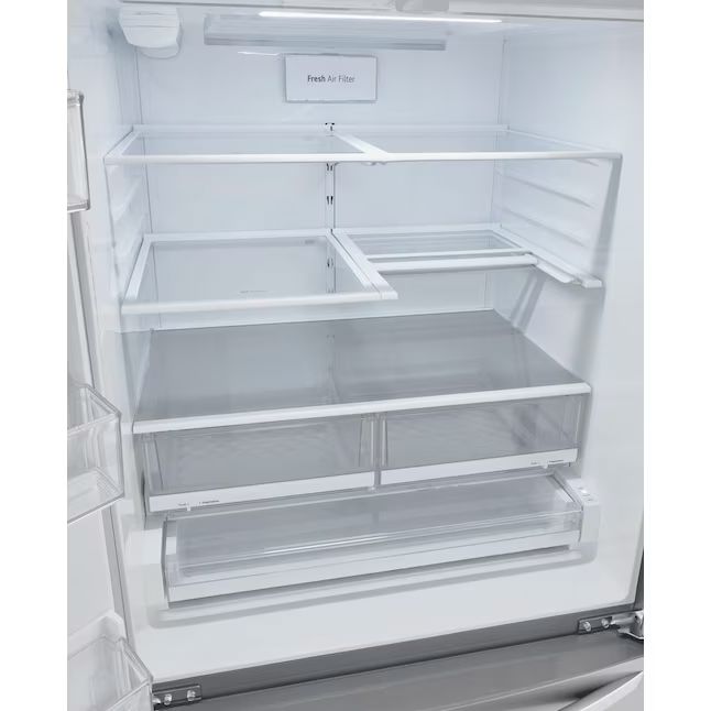 LG Craft Ice Smart WiFi Enabled 27.8-cu ft 4-Door French Door Refrigerator with Dual Ice Maker